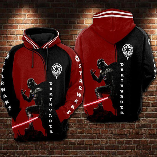 Darth Vader Star Wars Red And Black 21 All Over Print Hoodie Moonbestprint