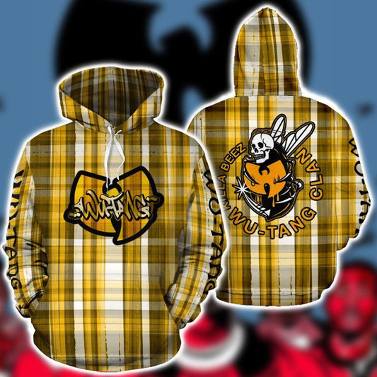 Wutang Fan Gift, Wutang Clan Killa Beez All Over Print Hoodie Moonbestprint