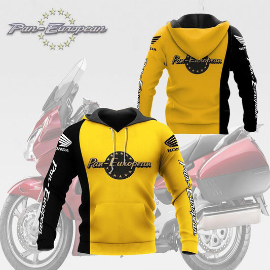 Honda Pan European Shirt Fan Gift 201, Stylist Unisex 3d Hoodie Zip Hoodie Moonbestprint