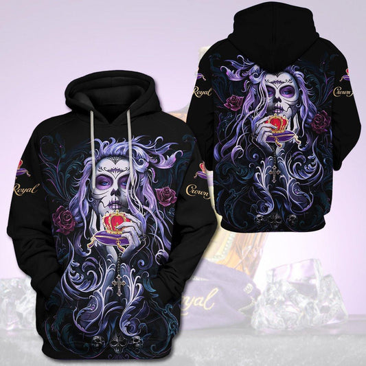 Crown Royal Sugar Skull Girl Trending Hoodie 519 Moonbestprint