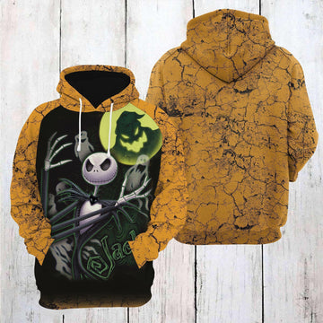 Jack Skellington Nightmare Before Christmas Halloween Night 12 Aop Hoodie Moonbestprint