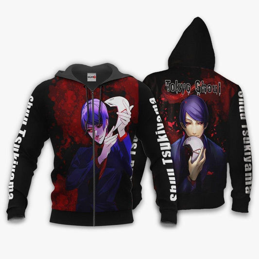 Tokyo Ghoul Shuu Tsukiyama Anime 3k314 Fan Gift Stylist Unisex Cartoon 3d Hoodie Zip Hoodie Moonbestprint