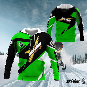 Ski-doo Shirt Fan Gift 459, Stylist Unisex 3d Hoodie Zip Hoodie Moonbestprint