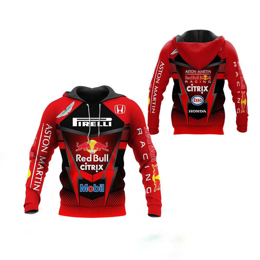 Red Bull Racing All Over Print Hoodie, Zip Hoodie 357 Moonbestprint