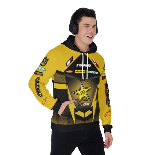 Husqvarna Racing Pullover Hoodie, Husqvarna Racing Zip Up Hoodie Moonbestprint