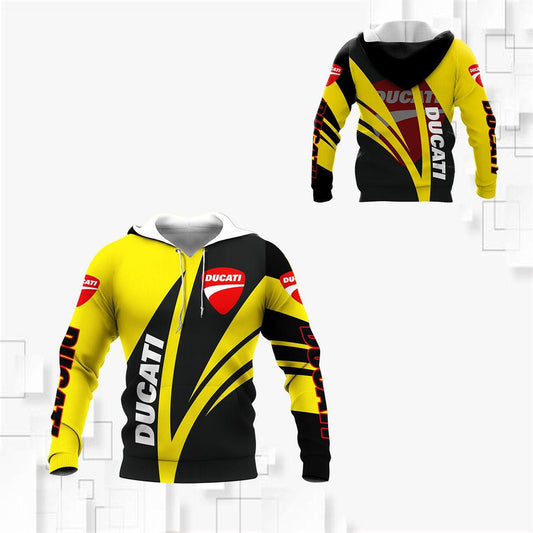 Ducati Motor Holding All Over Print Hoodie, Zip Hoodie 451 Moonbestprint