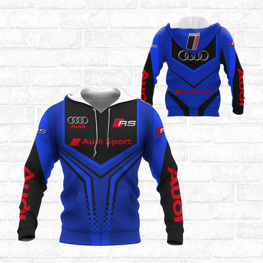 Audi Sport Luxury Car 8k303 Fan Gift 3d Zip Hoodie Hoodie Ii0 Moonbestprint