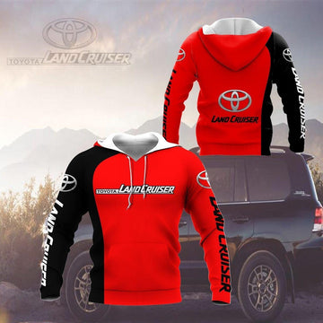 Toyota Land Cruiser Shirt Fan Gift 206, Stylist Unisex 3d Hoodie Zip Hoodie Moonbestprint