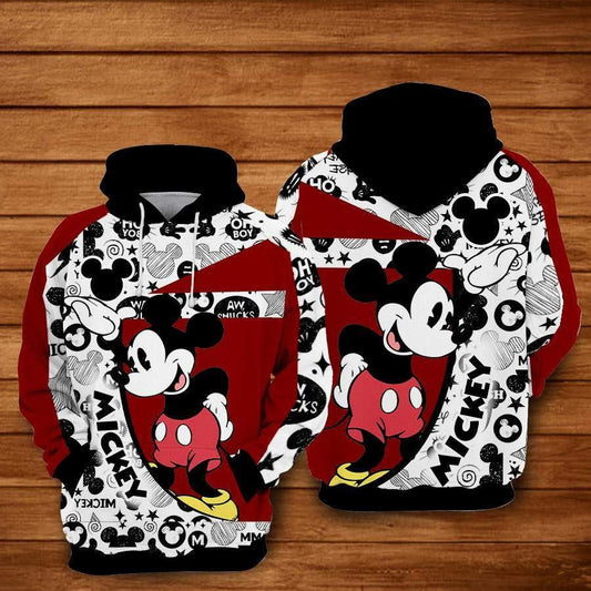 Mickey Mouse Disney, Mickey Ver20 Aop Hoodie Moonbestprint