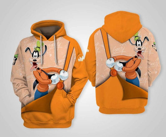 Goofy Dog Disney Fan Gift, Funny Goofy All Over Print Hoodie, Zip Hoodie Moonbestprint