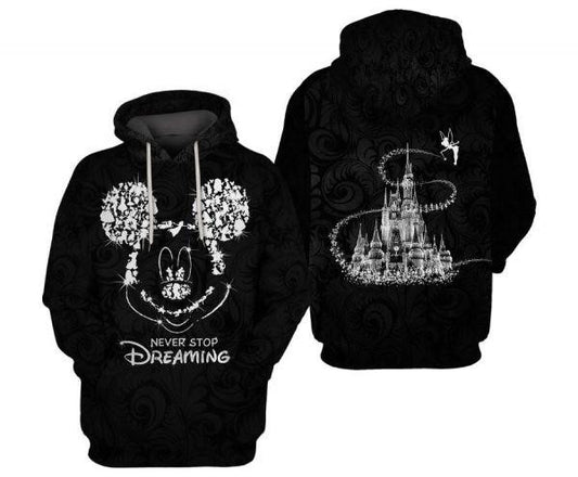 Mickey Mouse Comics Disney Cartoon Bling 2k744 Lover Gift ,mickey Disney All Over Print 3d Hoodie Moonbestprint