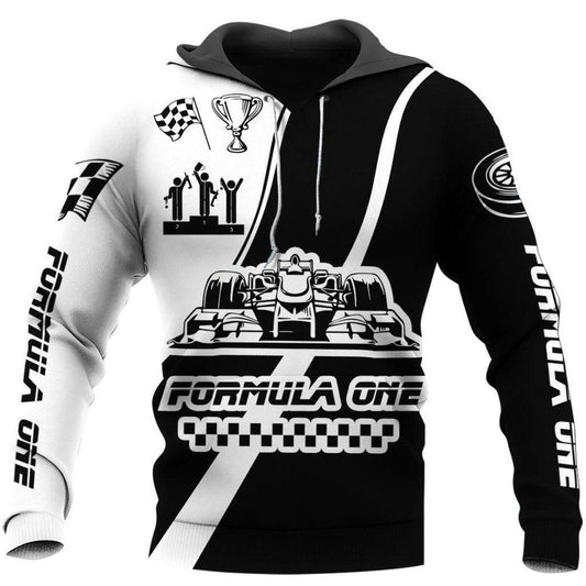 Cool Racing Car Formula One All Over Print Hoodie Moonbestprint