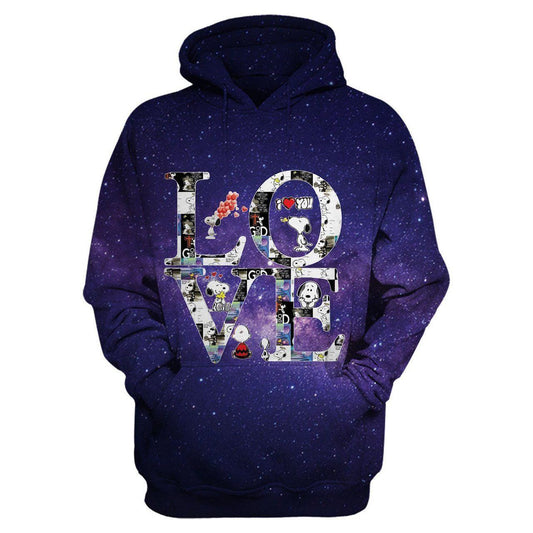 Peanuts Snoopy Hoodie, Gift For Fan Ver5, Aop Hoodie Moonbestprint