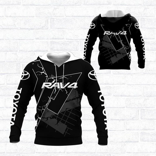 Toyota Rav4 Shirt Fan Gift 362, Stylist Unisex 3d Hoodie Zip Hoodie Moonbestprint