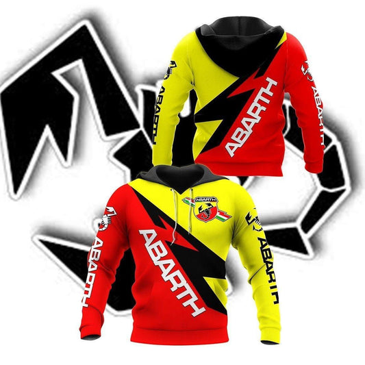 Abarth Shirt Fan Gift 16, Stylist Unisex 3d Hoodie Zip Hoodie Moonbestprint