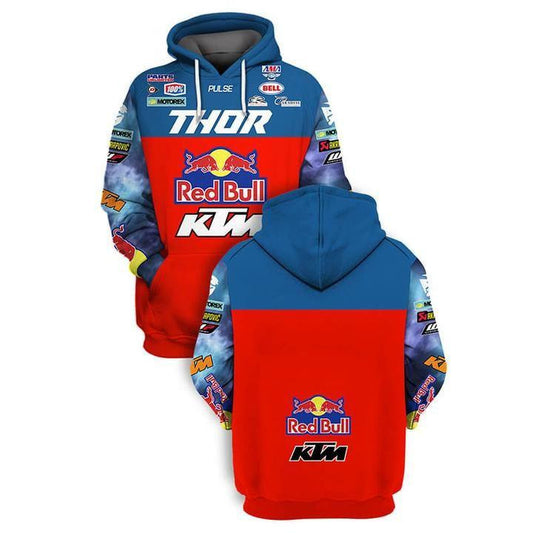 Red Bull Ktm Racing Team Sports Car Motorcycles All Over Print Hoodie Moonbestprint