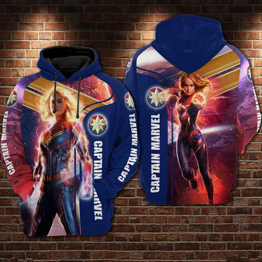 Captain Marvel Ver1 Aop Hoodie Moonbestprint