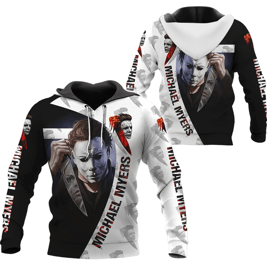 Michael Myers Horror Movie Halloween 3d Hoodie Zip Hoodie Moonbestprint