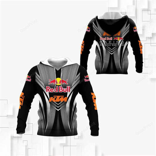 Red Bull Ktm Racing, Ktm Racing Team All Over Print Hoodie, Zip Hoodie 43 Moonbestprint