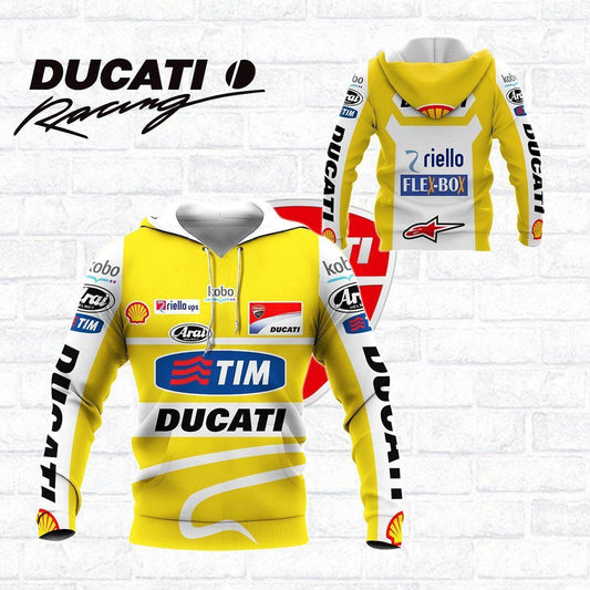 Ducati Racing All Over Print Hoodie, Zip Hoodie 471 Moonbestprint