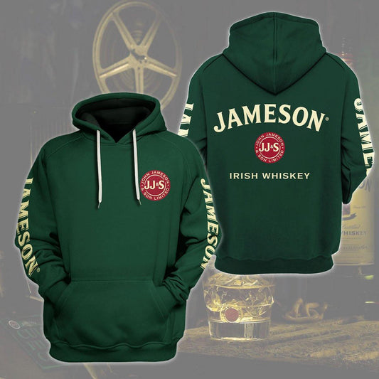 Jameson Irish Wishky Classic 3d Hoodie Moonbestprint