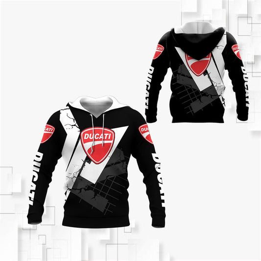 Ducati Racing All Over Print Hoodie, Zip Hoodie 465 Moonbestprint