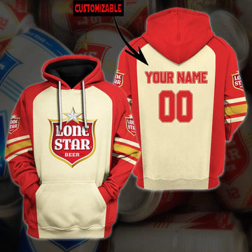 Lone Star Beer Personalized 3d Hoodie Moonbestprint