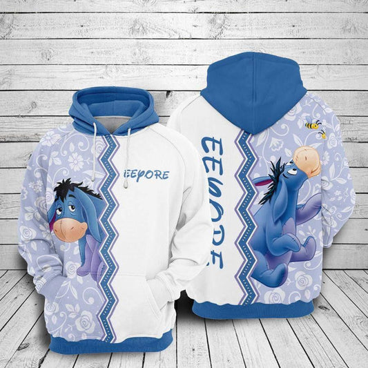 Disney Winnie The Pooh, Eeyore Disney Ver30 Aop Hoodie Moonbestprint