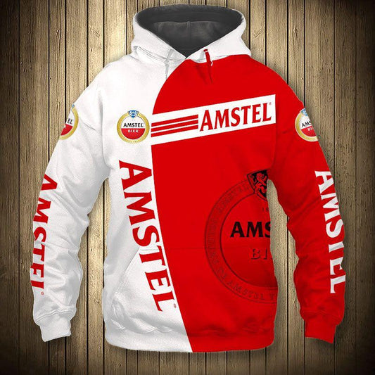 Amstel King Beer 5k406 Fan Gift Stylist Unisex Cartoon 3d Hoodie Zip Hoodie Moonbestprint