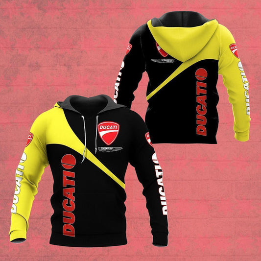 Ducati Corse All Over Print Hoodie, Zip Hoodie 449 Moonbestprint