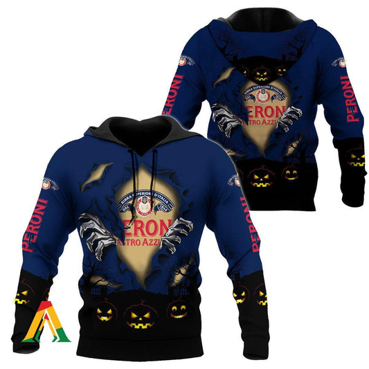Scary Night Halloween Peroni Nastro Hoodie &amp; Zip Hoodie Moonbestprint