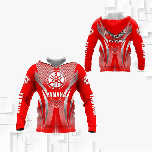 Yamaha Motorbikes 1955, Yamaha All Over Print Hoodie, Zip Hoodie 128 Moonbestprint