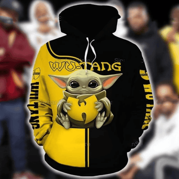 Baby Yoda Star Wars Wu Tang Clan Hip Hop,wu Tang Clan Rock And Roll 2k718 Fan Gift 3d Hoodie Moonbestprint
