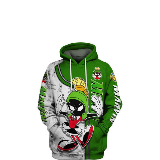Warner Bros Marvin The Martian Ver11 All Over Print Hoodie, Zip Hoodie Moonbestprint