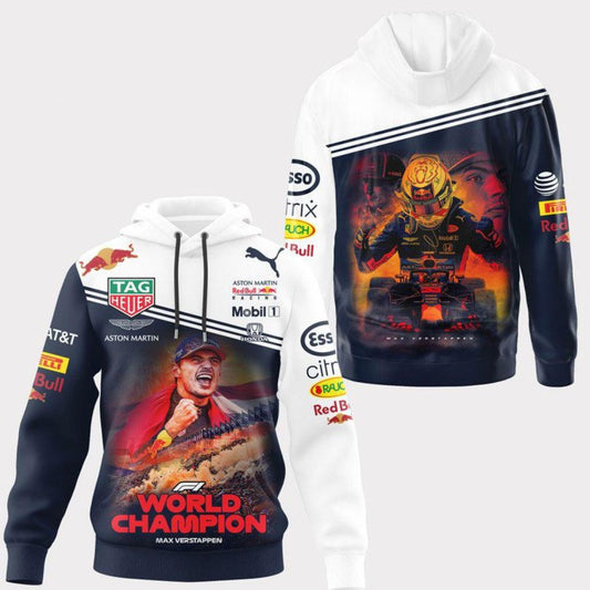 Max Verstappen F1 World Champion Red Bull All Over Print Hoodie, Zip Hoodie 313 Moonbestprint