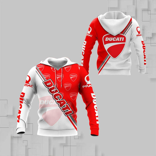 Ducati Pramac Racing All Over Print Hoodie, Zip Hoodie 477 Moonbestprint