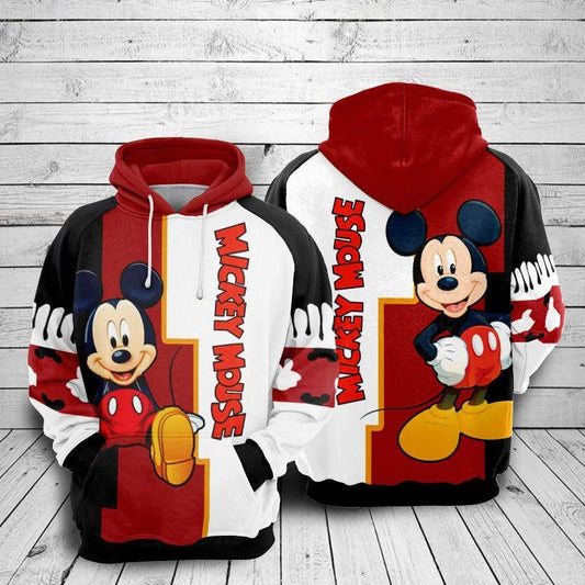 Mickey Mouse Disney, Mickey Ver 122 Aop Hoodie, Zip Hoodie Moonbestprint