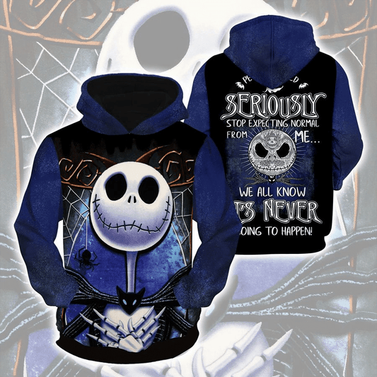 Jack Skellington We All Know It's Never Going To Happen All Over Print Hoodie 52 Moonbestprint
