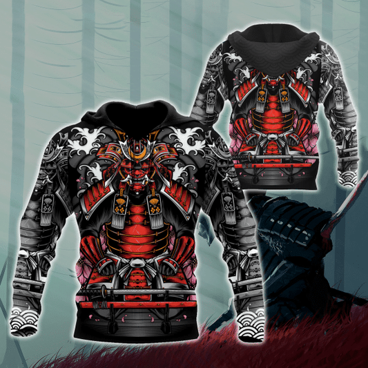 Men Samurai Tattoo 2k519 Lover Gift,men Samurai All Over Print 3d Hoodie Moonbestprint