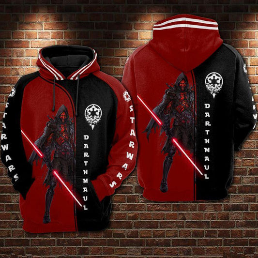 Darth Maul Star Wars Ver2 All Over Print Hoodie Moonbestprint