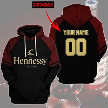 Customized Hennessy Logo 3d Hoodie 535 Moonbestprint