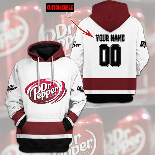 Dr Pepper Personalized 3d Hoodie Moonbestprint