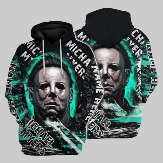 Personalized Halloween Michael Myers Aop Hoodie Zip Hoodie Moonbestprint