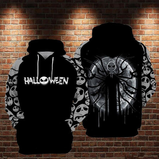 Nightmare Before Christmas Jack Skellington Pumpkin King Ver48 Aop Hoodie Moonbestprint