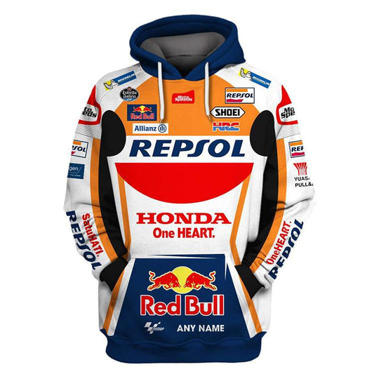 Red Bull Repsol Honda Personalized All Over Print Hoodie, Zip Hoodie 413 Moonbestprint