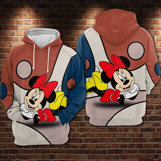 Minnie Mouse Disney, Cute Minnie Ver11 Aop Hoodie Moonbestprint