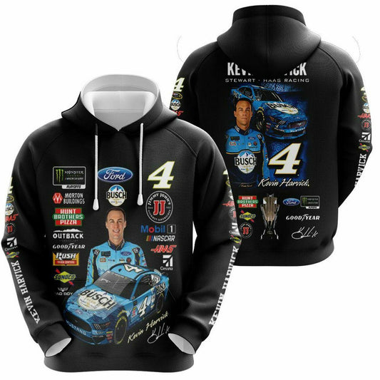 Kevin Harvick Legend Car Racer All Over Print Hoodie 1272 Moonbestprint