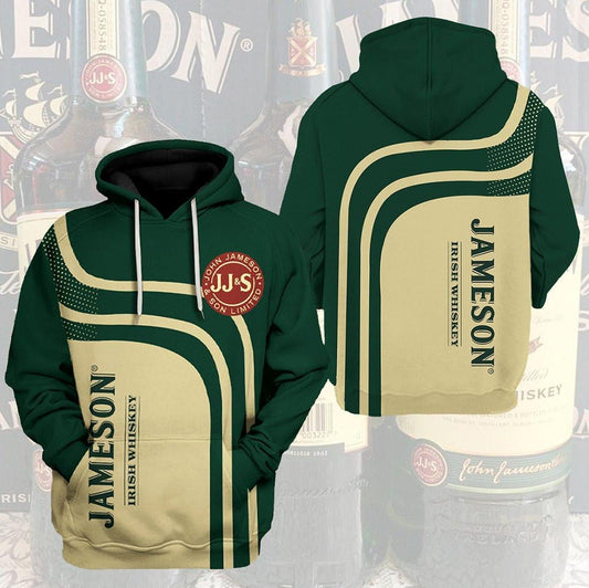 Jameson Irish Whisky 3d Hoodie Moonbestprint