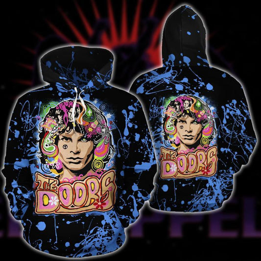 Jim Morrison The Doors Band All Over Print Hoodie Moonbestprint