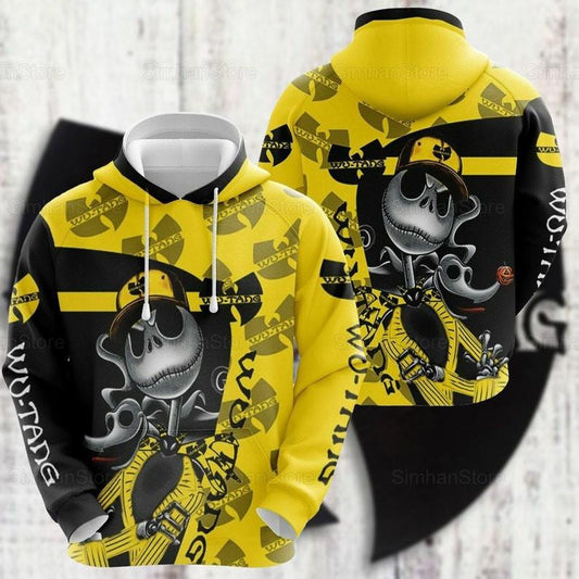Jack Skellington Wu Tang Clan Hip Hop,wu Tang Clan 2k729 Fan Gift 3d Hoodie Moonbestprint